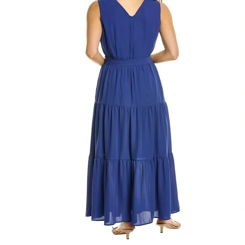 J McLaughlin Women Lavinia Blue Casual Dress 2 - Picture 2 of 14